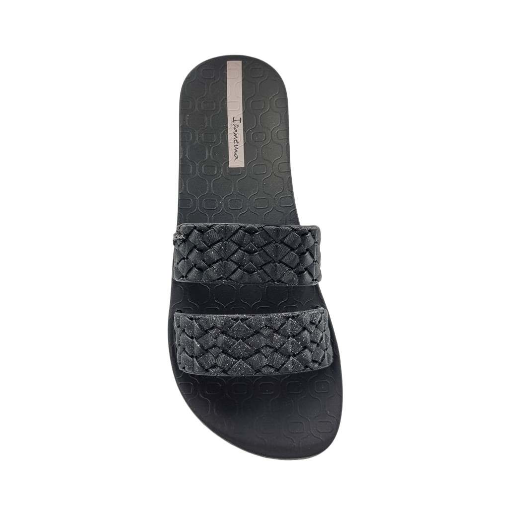 Ipanema 780-25361 Black glitter Γυναικείες Σαγιονάρες