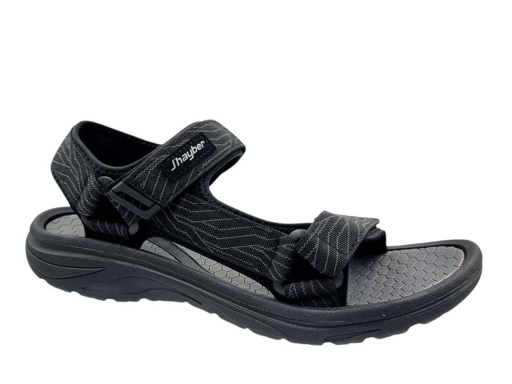 J'Hayber ZA53500-200 Balin Black Ανδρικά Σανδάλια