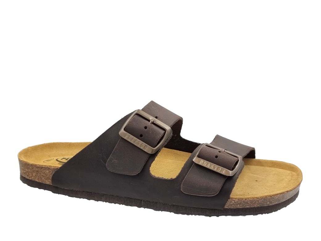 Plakton 175857 Apure Marron Δερμάτινα Ανδρικά Σανδάλια