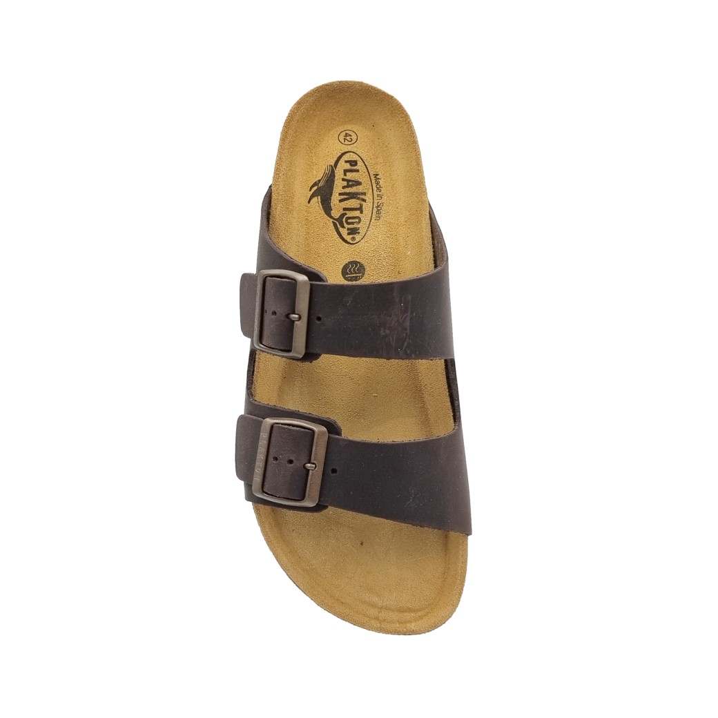 Plakton 175857 Apure Marron Δερμάτινα Ανδρικά Σανδάλια
