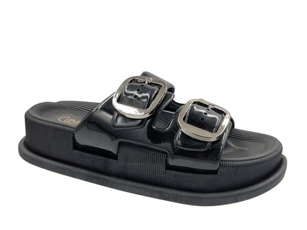 Cubanitas sd-17101 Μαύρες Γυναικείες Σαγιονάρες