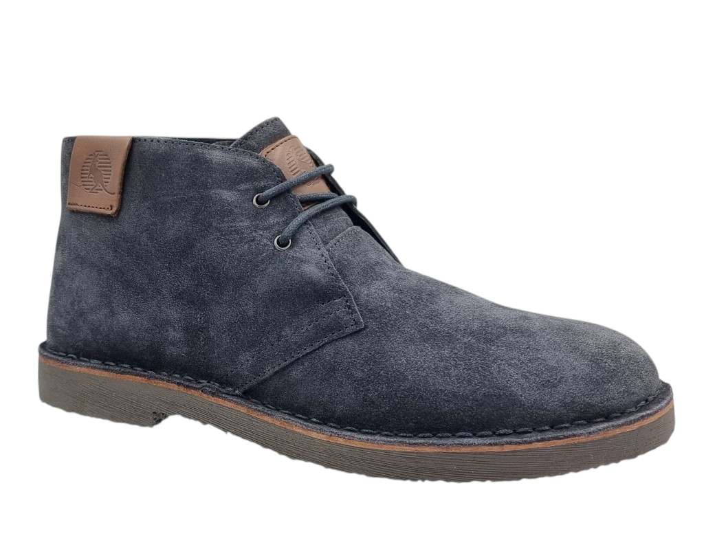 Canguro CA-690 Blue Δερμάτινα Ανδρικά Μποτάκια