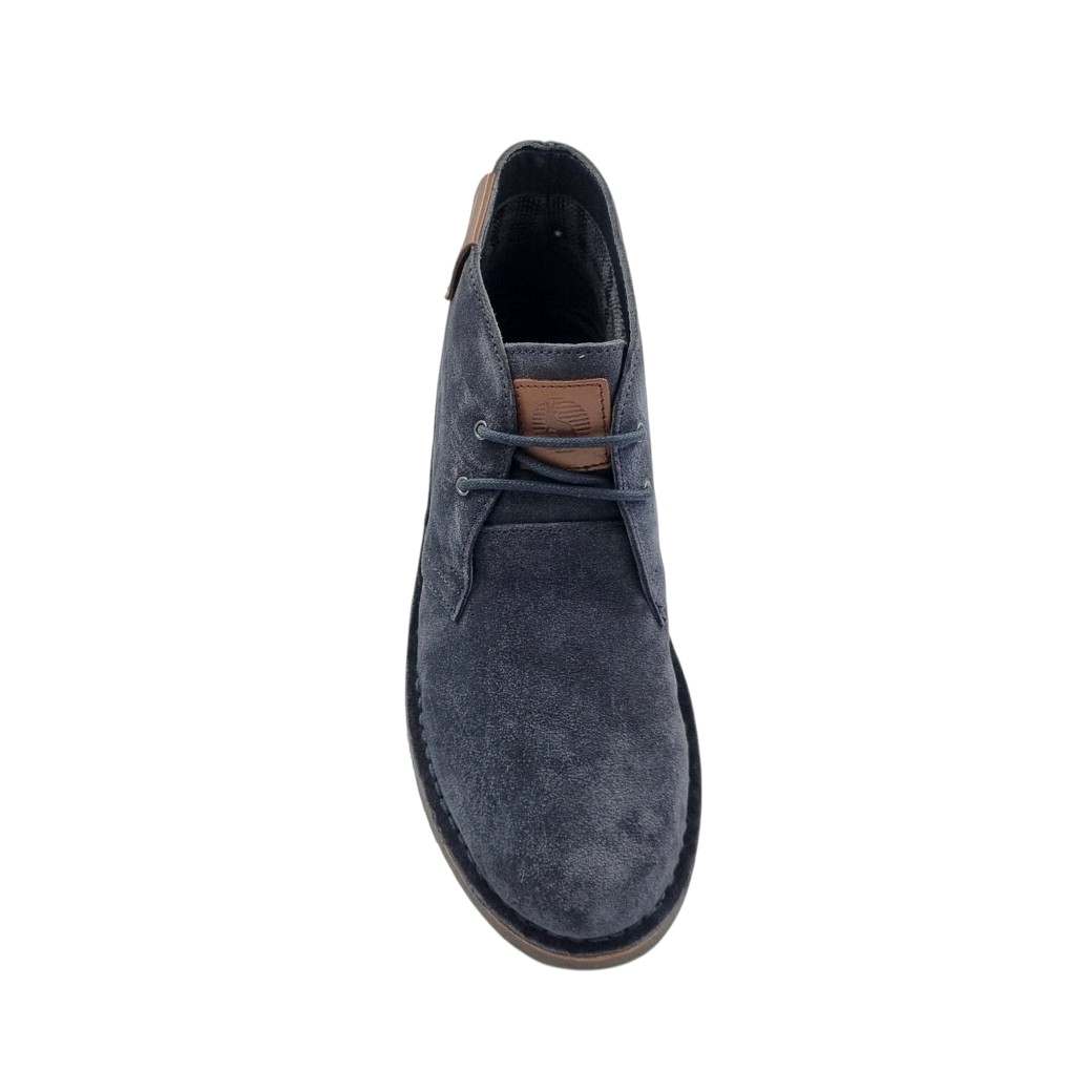 Canguro CA-690 Blue Δερμάτινα Ανδρικά Μποτάκια
