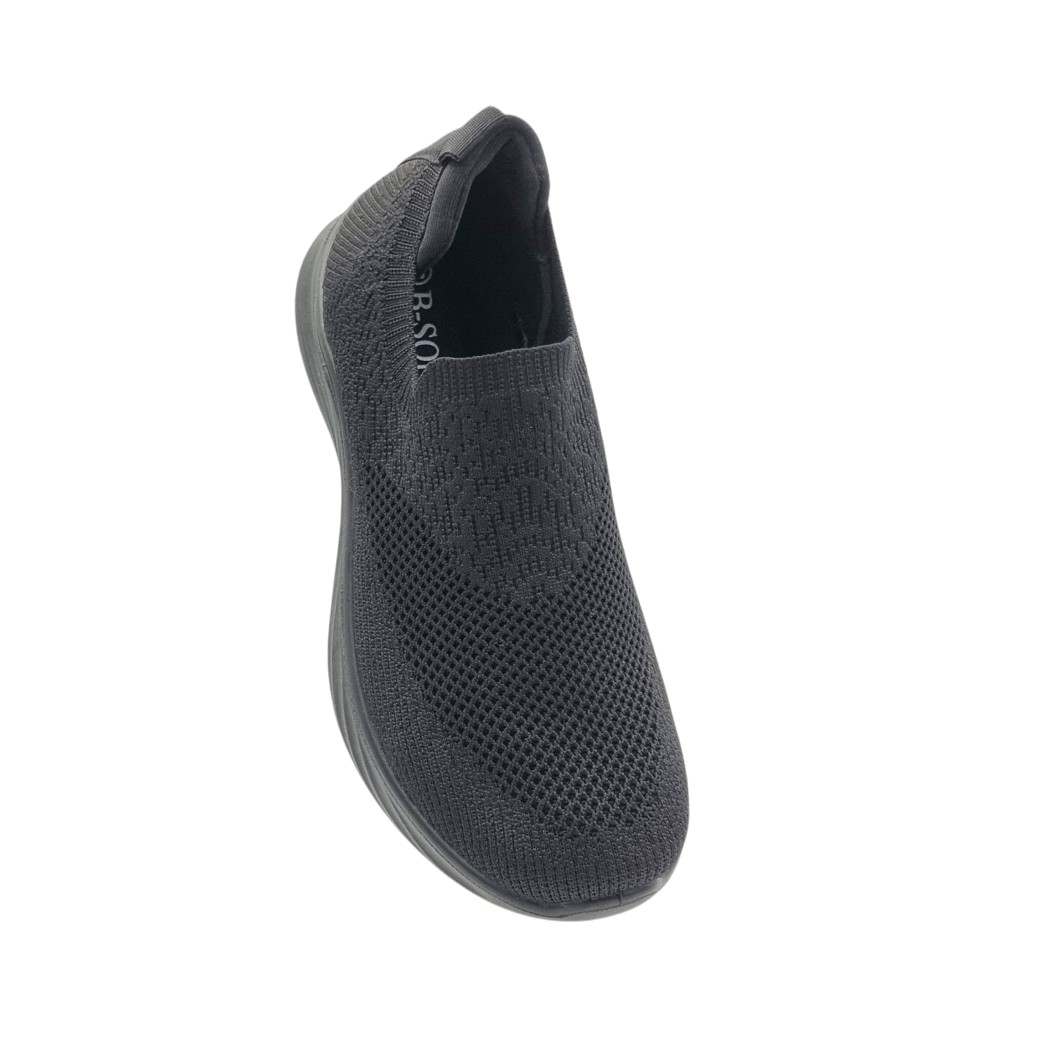 B-Soft 249/92507 Μαύρα Πάνινα Γυναικεία Loafers