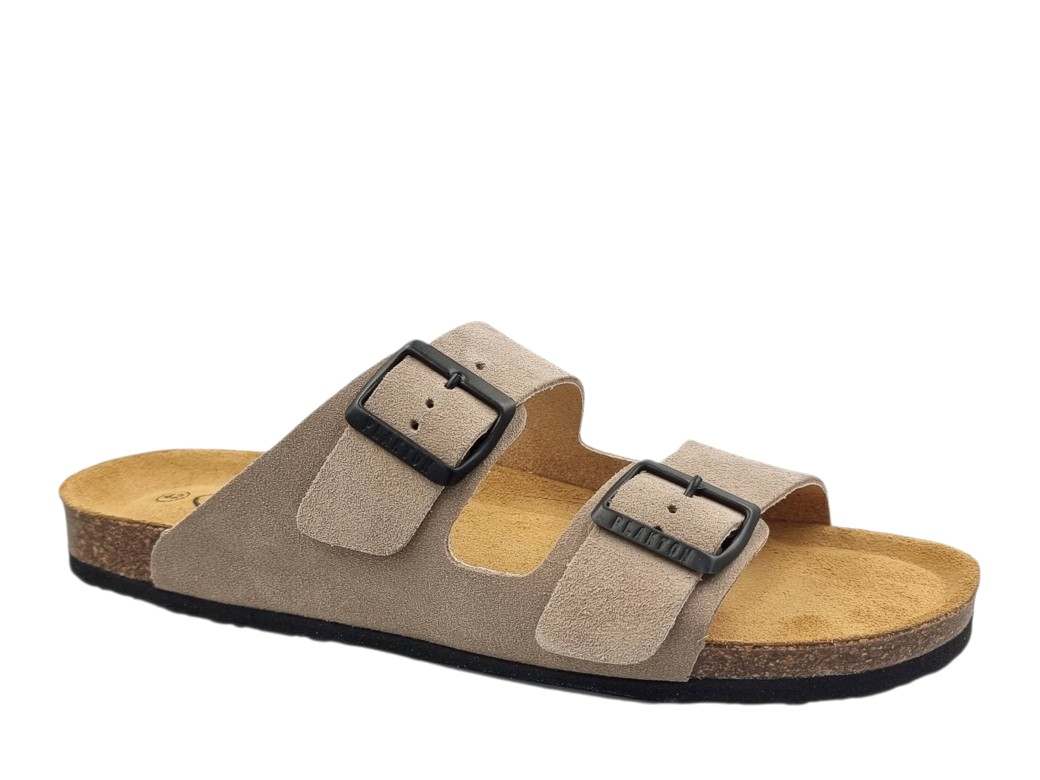 Plakton 175857 Afelpado Piedra 304 SA Δερμάτινα Ανδρικά Σανδάλια