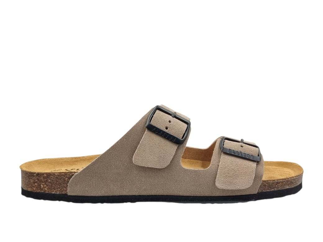 Plakton 175857 Afelpado Piedra 304 SA Δερμάτινα Ανδρικά Σανδάλια