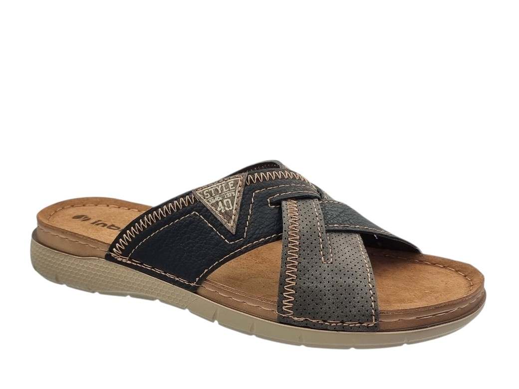 INBLU VI000011 Black Ανδρικές Παντόφλες