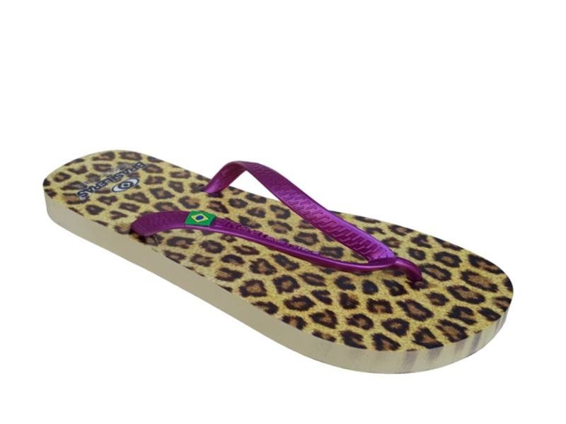 Brasileras UBTGR L01 Animal print Γυναικείες Σαγιονάρες Παραλίας