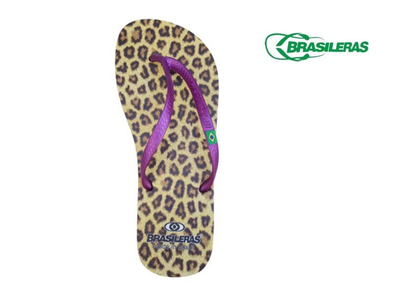 Brasileras UBTGR L01 Animal print Γυναικείες Σαγιονάρες Παραλίας