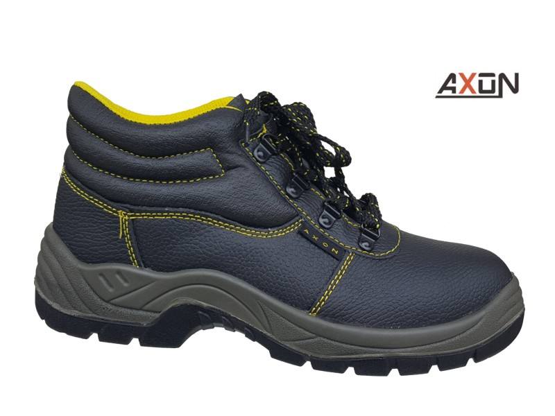Axon 312084 Μαύρα Ανδρικά Μποτάκια Ασφαλείας
