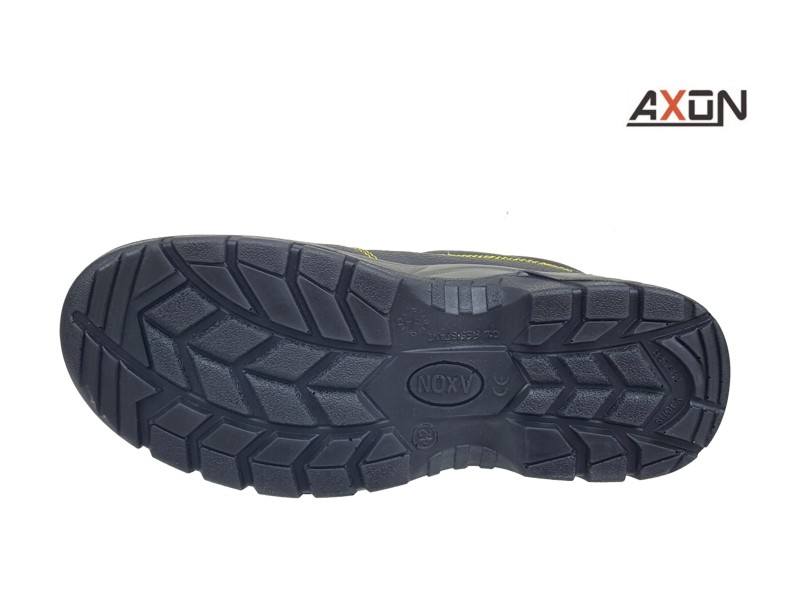 Axon 312084 Μαύρα Ανδρικά Μποτάκια Ασφαλείας